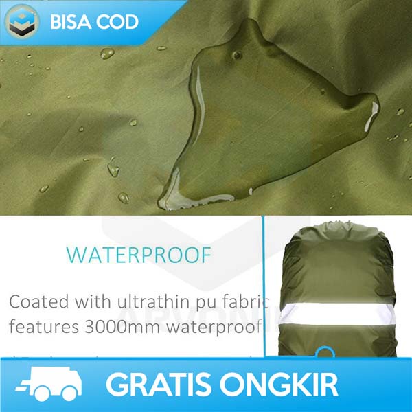 JAS HUJAN TAS RANSEL PUNGGUNG PELINDUNG ANTI AIR WATERPROOF 40 x 37 mm