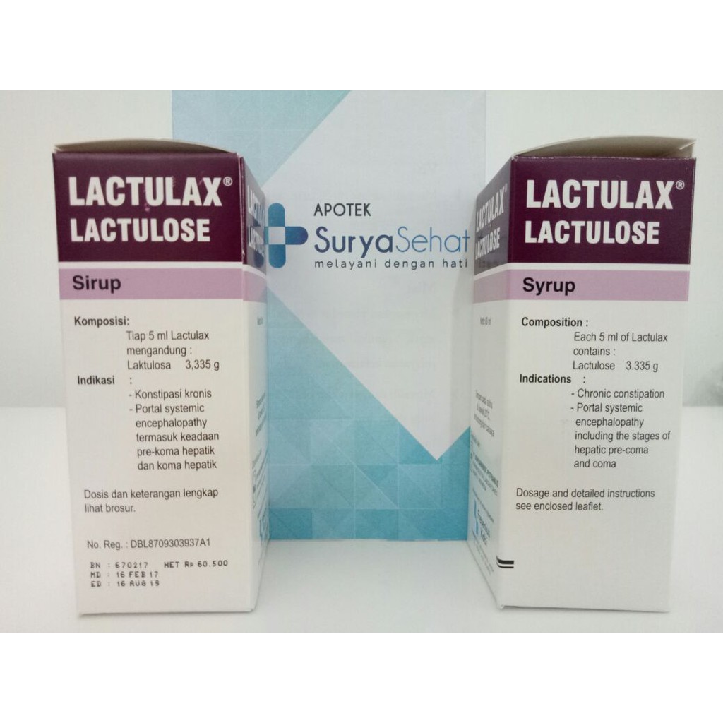 Lactulax Sirup 60ml - Laktulosa - Obat Konstipasi / Sembelit