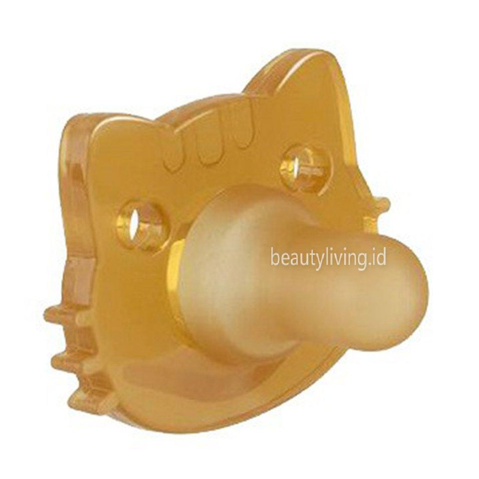 Baby Lovely Soft Silicone Pacifier Set Newborn Cute Cartoon Animals Pacifier-brown daytime use