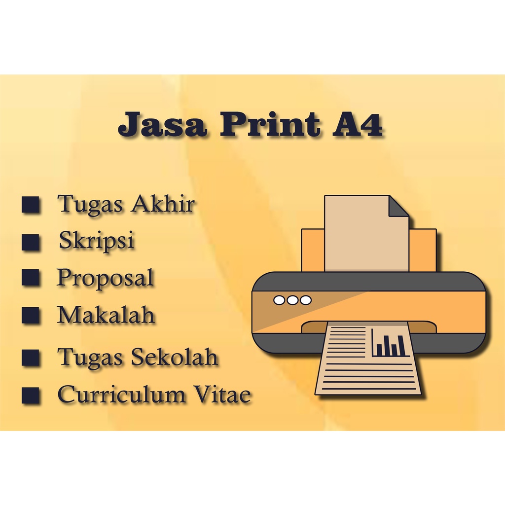 

Ngeprint Tugas Kuliah, Sekolah, Dan Lain-lain Menggunakan Kertas HVS