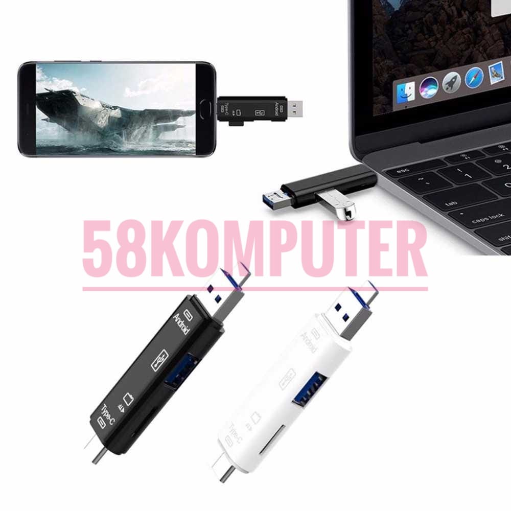 Portable Otg Card Reader Usb Type C Micro Usb 3 IN 1 OTG Combo usb combo otg tipe type C