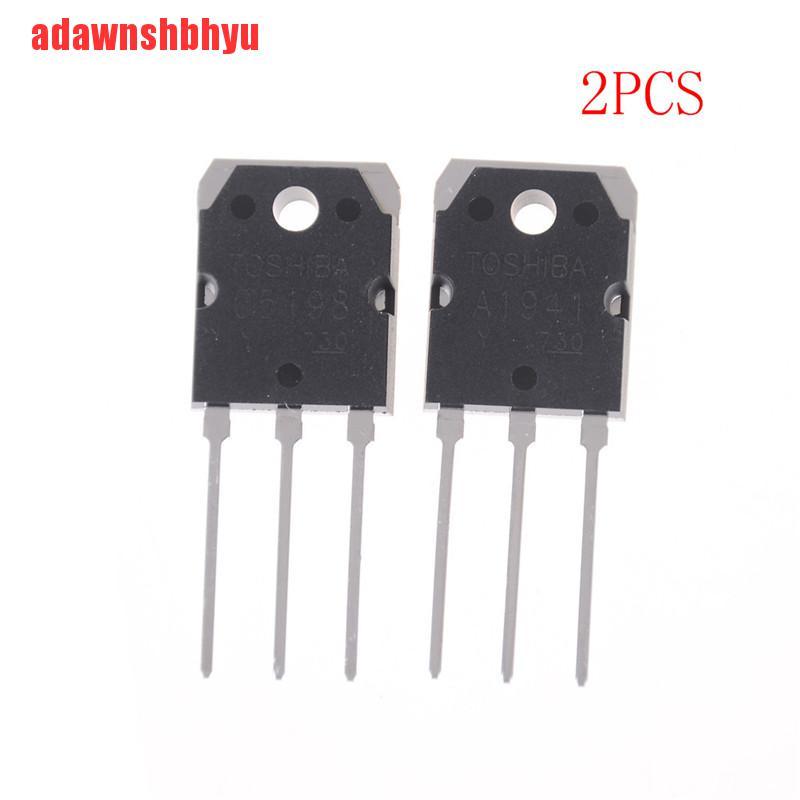 1 Pasang (Adawnshbhyu) 2pcs (2Sa1941 &amp; 2sc5198 Toshiba Transistor A1941 &amp; C5198