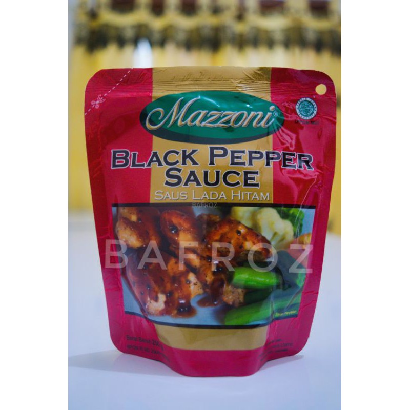 

Mazzoni Black Pepper Sauce 250gr