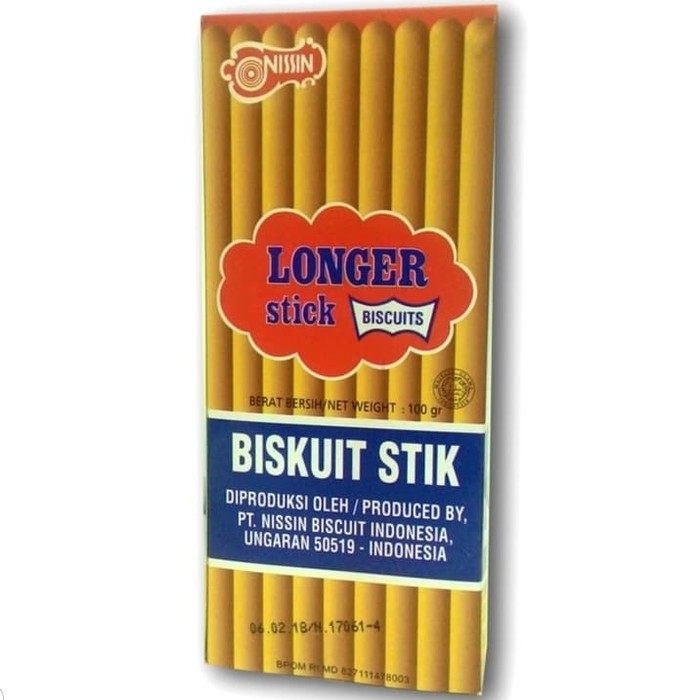 

NISSIN LONGER STICK BISKUIT 100G