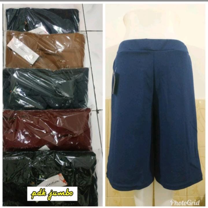 [[ NEW ]] KULOT PENDEK CREP TANGGUNG 7/8 CELANA WANITA POLOS