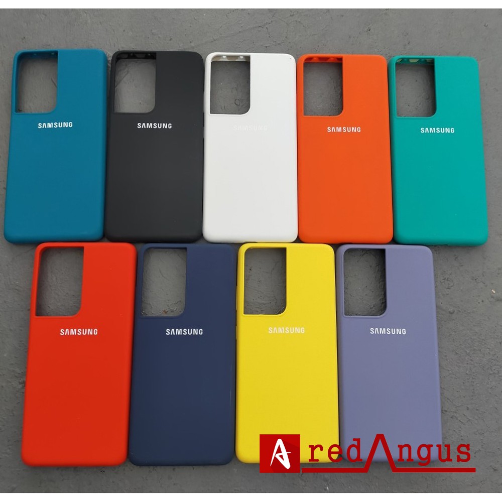 Silicone Full Cover Samsung Galaxy S21 Ultra S21Ultra Soft