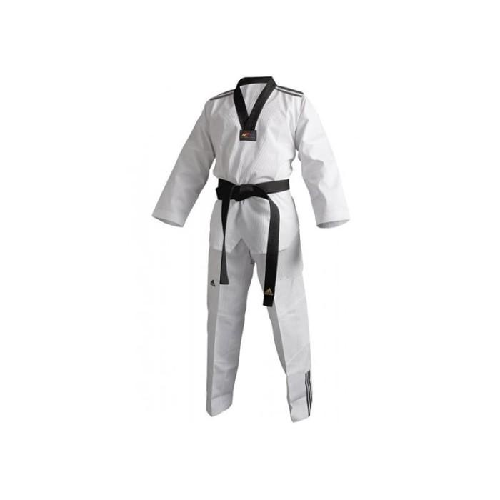 Adidas Dobok Taekwondo AdiFighter 3 Stripe Berkualitas