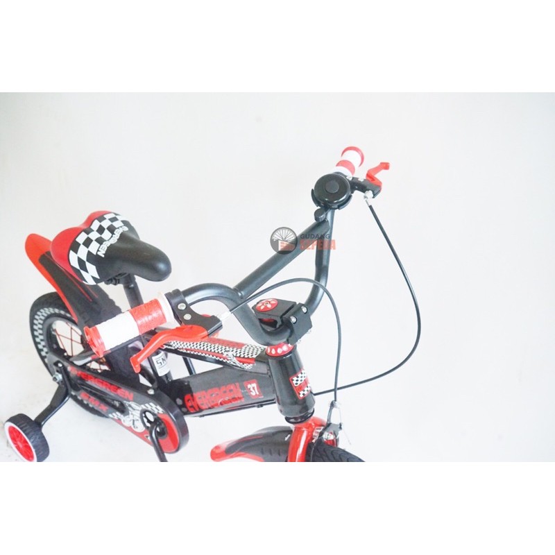 Sepeda mini BMX Logan 12 inch anak usia 3-7 tahun SNI roda 4 roda samping COD kredit cicilan garansi-5