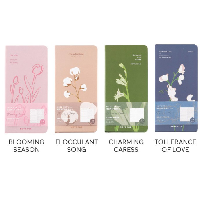 

[RESTOCK] Blossoming Flowers Slim Weekly Diary - Buku Planner - Agenda - BLOOMING SEASON