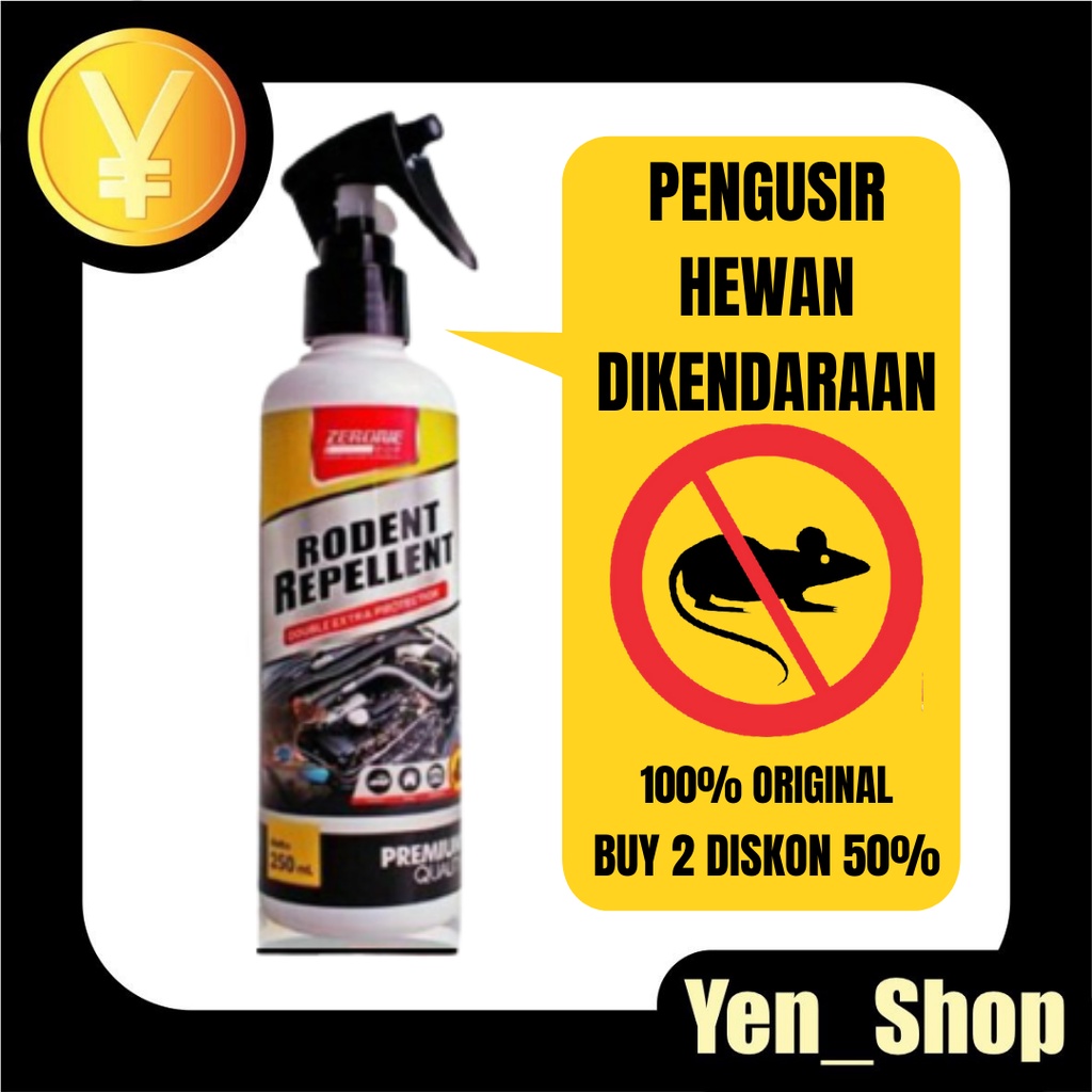 RODENT REPELLENT OBAT PENGUSIR TIKUS ORIGINAL SUPER AMPUH SEMPROT / untuk mobil