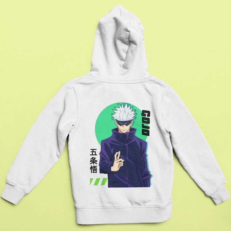 Hoodie Gojo Satoru the Strongest Jujutsu Sorcerer Anime Jujutsu Kaisen