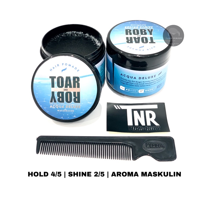 [BPOM] POMADE TOAR AND ROBY TNR ACQUA DELUXE WATERBASED FREE SISIR FIRME HOLD