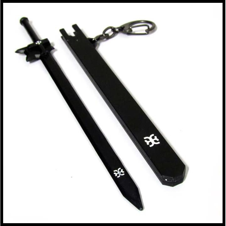 yhuk gantungan kunci pedang elucidator 2 anime sword art online/ kirito xdkz