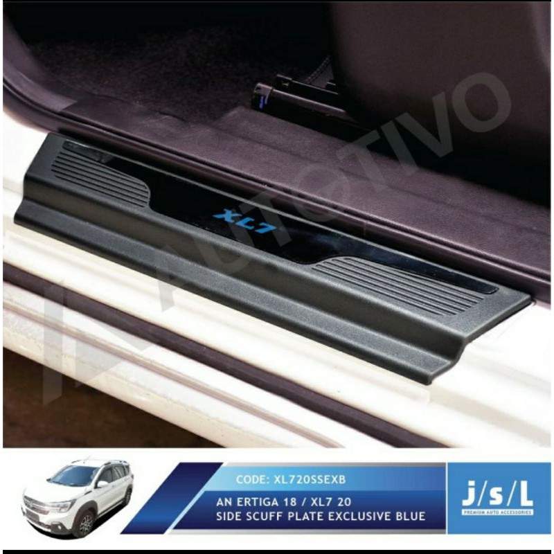 sillplate pintu samping biru suzuki xl 7 jsl