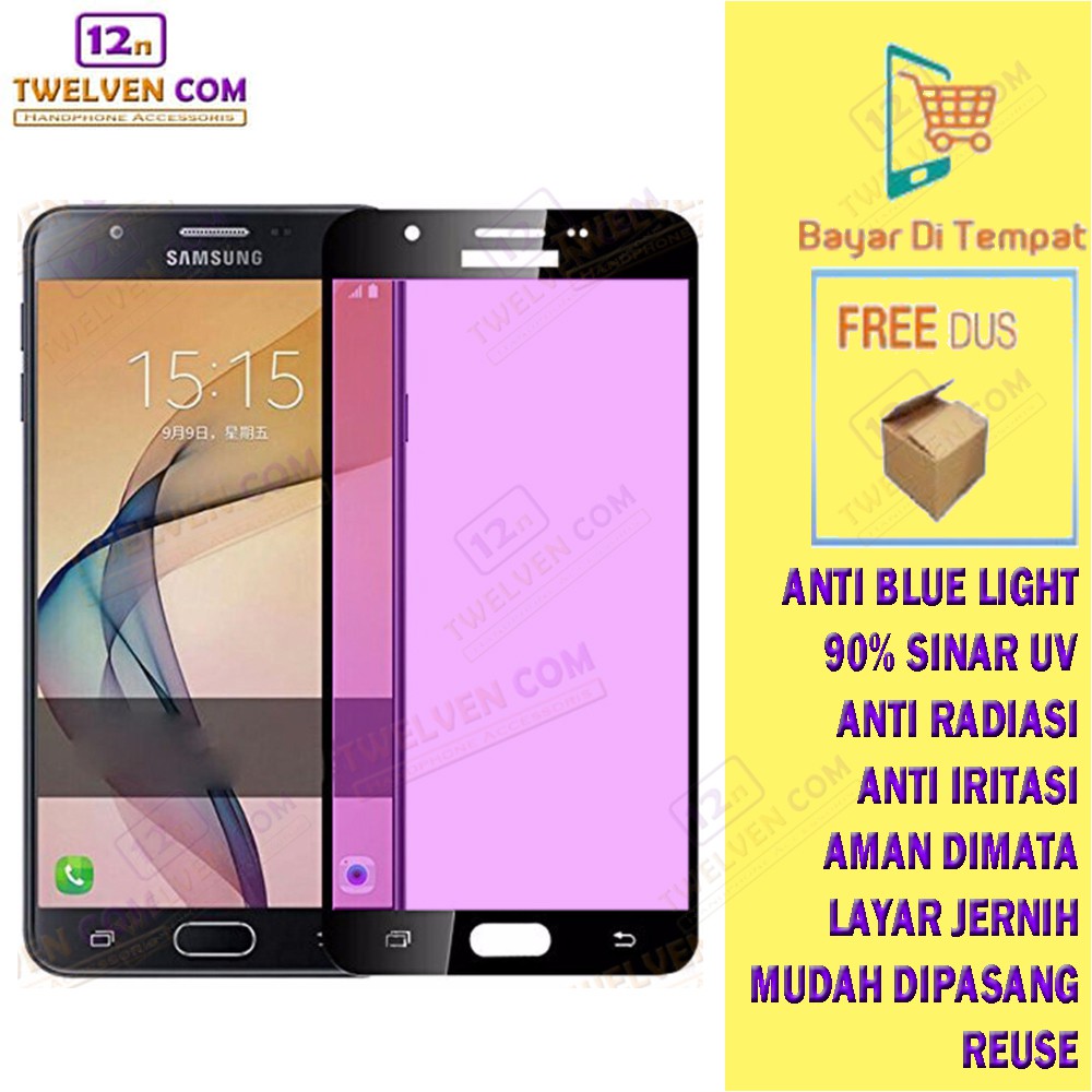 ANTI BLUE TEMPERED GLASS BLUE LIGHT Samsung J2 Prime J2 Pro 2018 J3 Pro 2017 J4 J4 Plus J5 Prime J5 Pro J6 Plus J7 Prime Pro