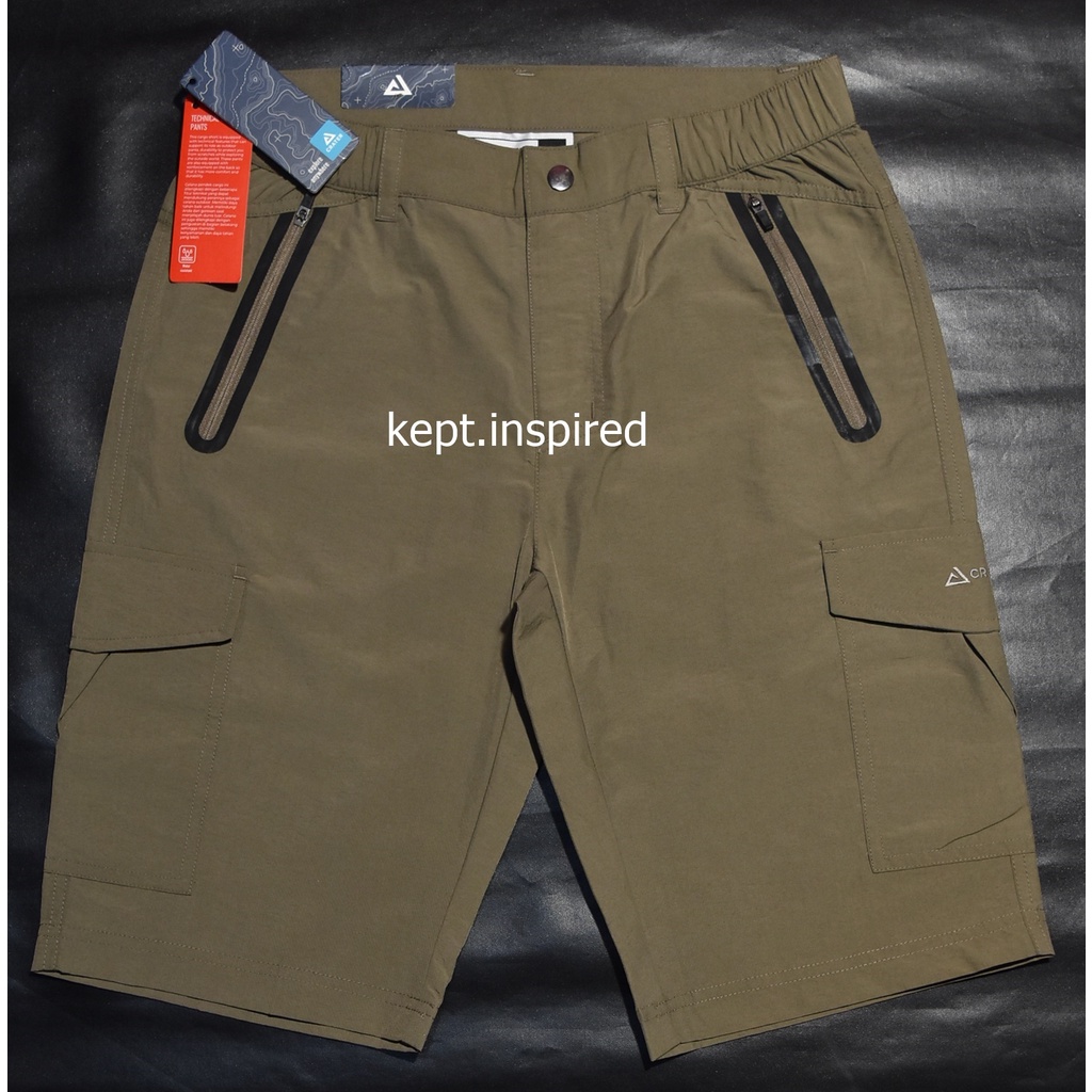 Celana Pendek Pria CRATER Shorts Reguler Fit Khaki DSQ 03 ORIGINAL