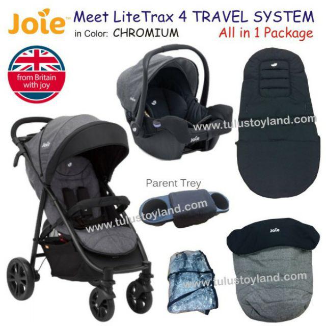joie meet litetrax 4 travel system