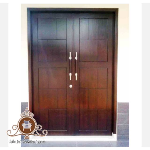 Kusen pintu rumah minimalis jati