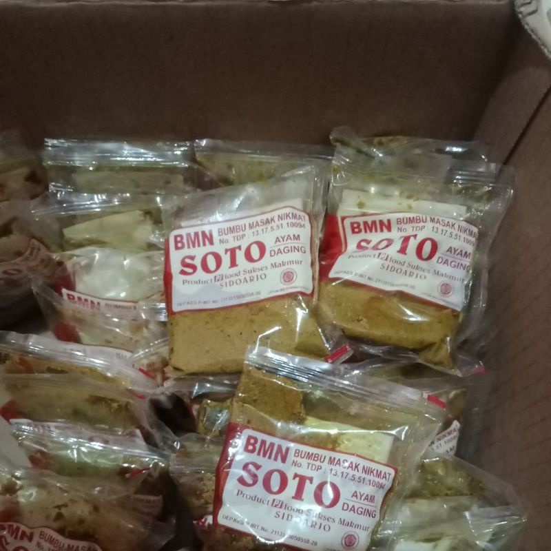 

Bumbu masak nikmat Soto