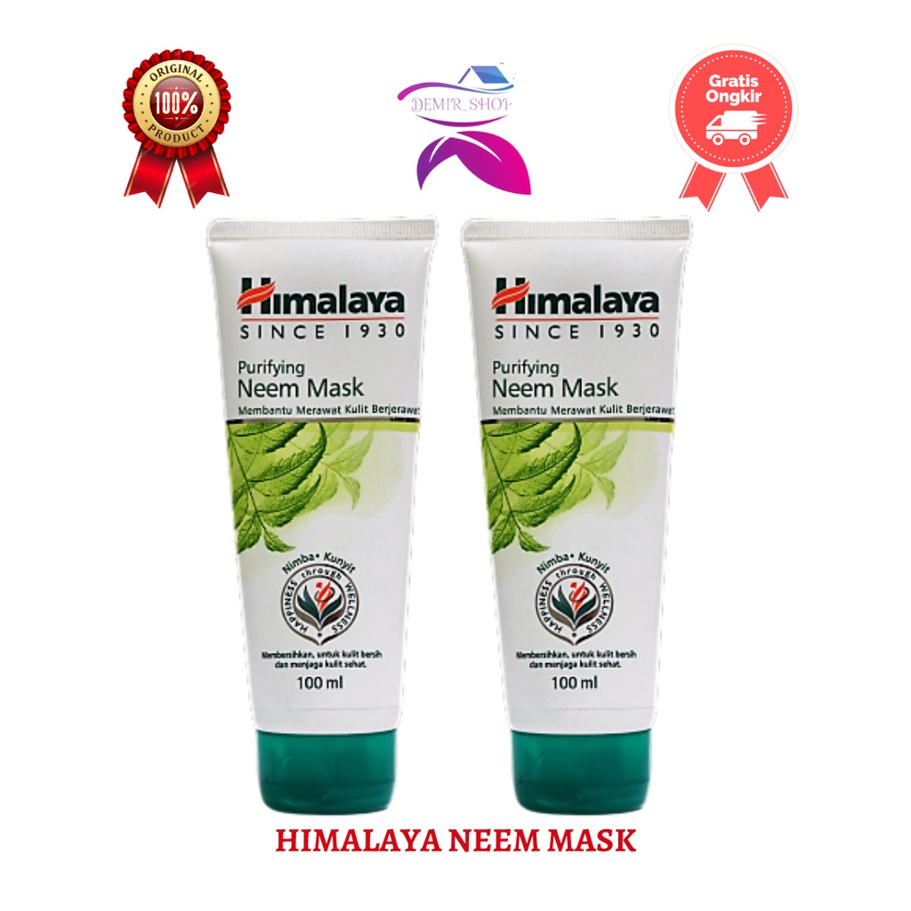 Himalaya Purifying Neem Mask 100 mL / Masker Wajah / Cegah Jerawat