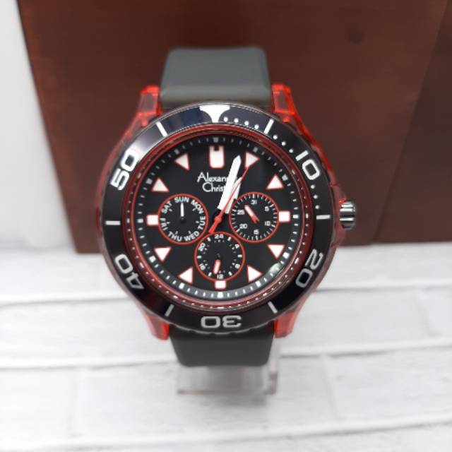 ALEXANDRE CHRISTIE PRIA AC 6531 MF ORIGINAL ( BLACK RED )