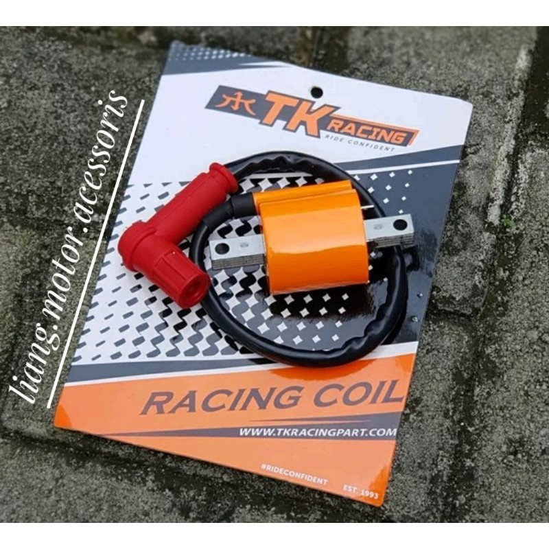 Koil - Coil Pengapian TK Racing (Orange) Universal Jupiter Vega Mio Beat Vario RX King Tiger Dll