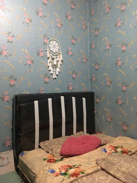 Walpaper Dinding Motif Mawar Pink Ulir Kuning 3d Kode Fs0812