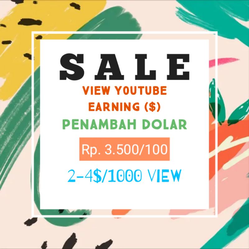 Youtube View Penghasil Dolar