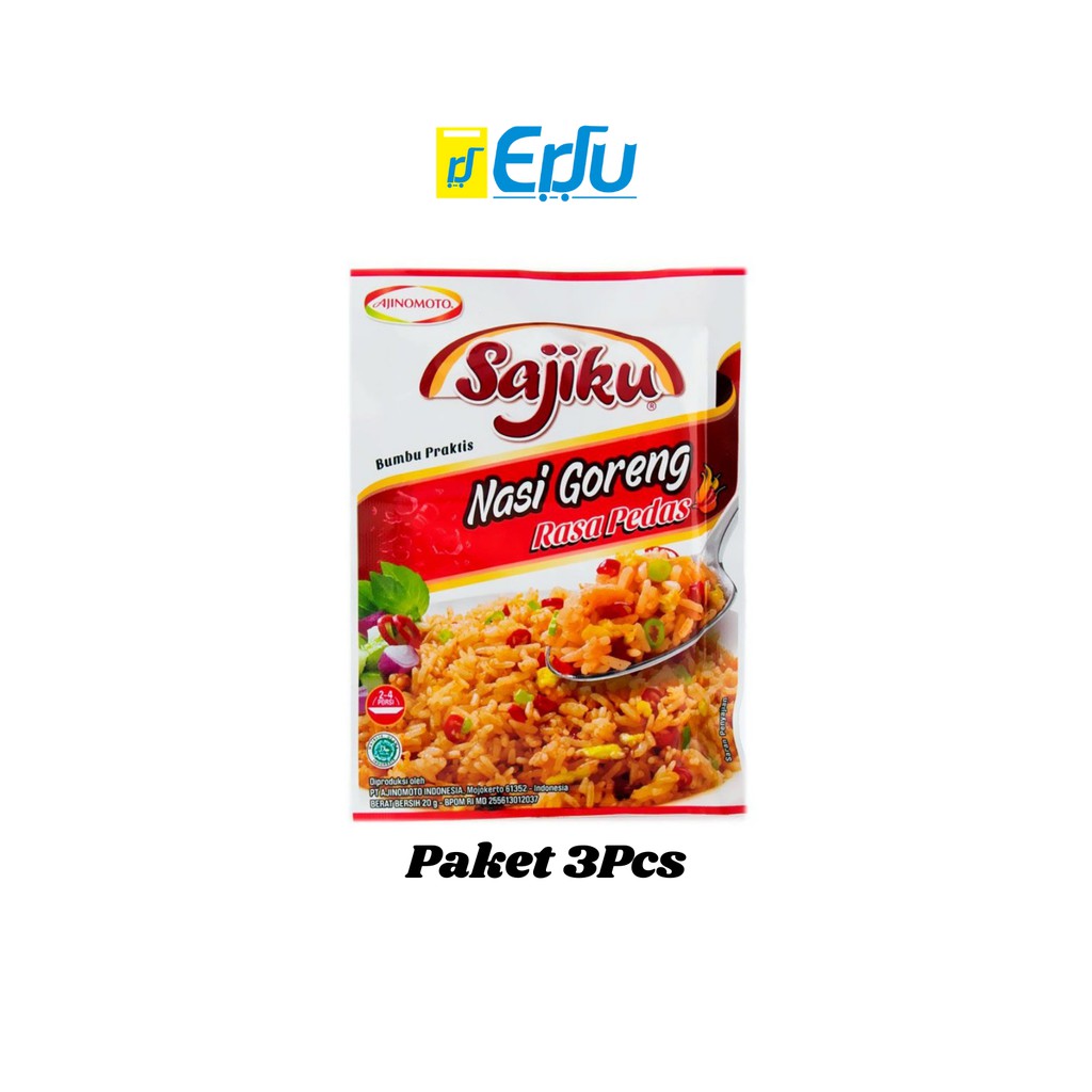 

Paket 3Pcs Sajiku Bumbu Nasi Goreng Pedas