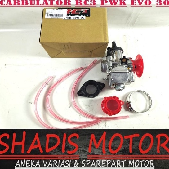 Carbulator Motor Merk RC3 Tipe PWK 30 EVO