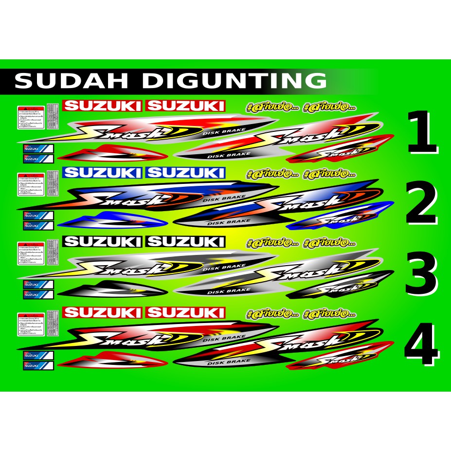 STRIPING SMASH D 110 THAILAND 2004 2005