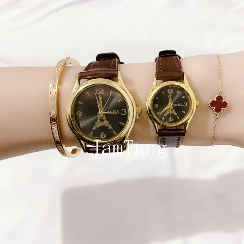 ✅ 1 Jam Tangan Couple Murah Kulit Ready Stock 6 Warna Harga Satuan C04-7
