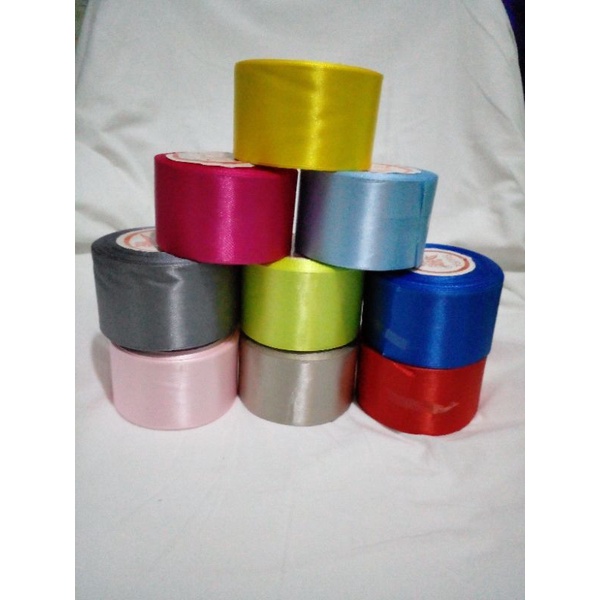 

Pita satin 2 inch (5cm) panjang 25 yard (23m) Brand Sakura