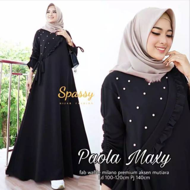 Paola maxy baju gamis fashion muslim