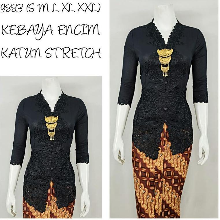 [KODE WKDTT] Indah KEBAYA ENCIM MODERN LENGAN 7/8 KATUN STRETCH KEBAYA WISUDA KEBAYA KATUN KEBAYA AK
