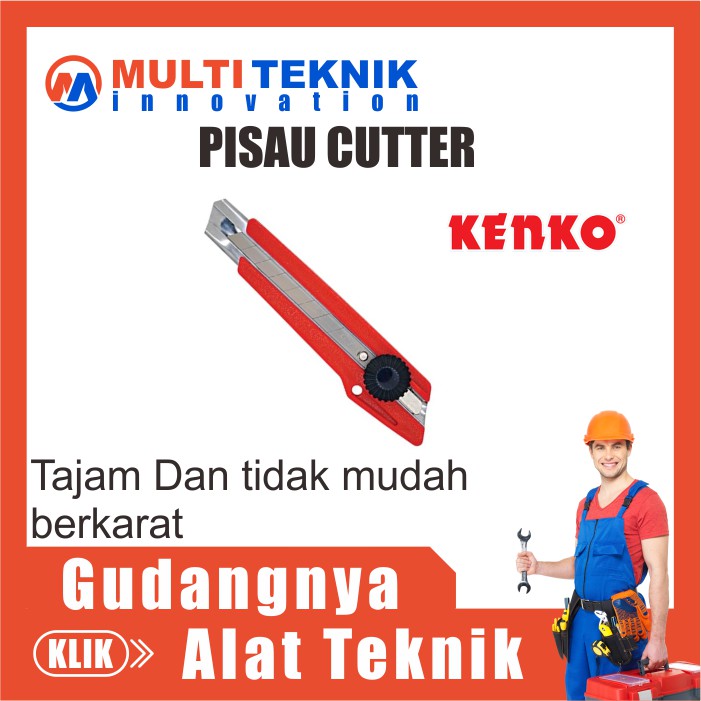 

Pisau Cutter Cuter Kater Tajam Kenko MT551