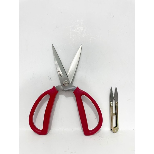 Gunting Dexian Household Scissors GRATIS GUNTING BENANG / Gunting Bahan Kain / Gunting Kain Dexian