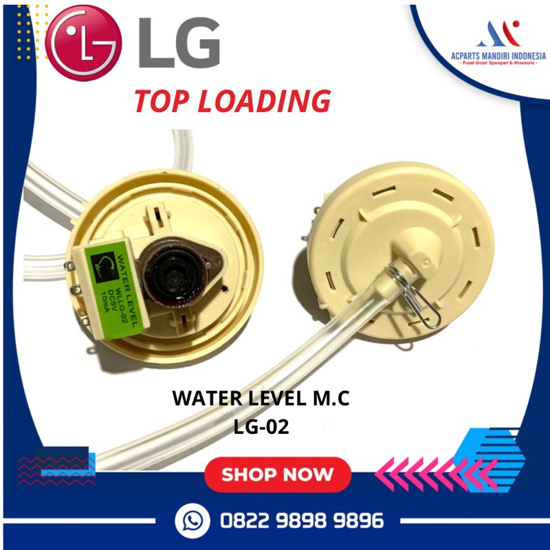 LG, water level  sensor mesin cuci Top Loading