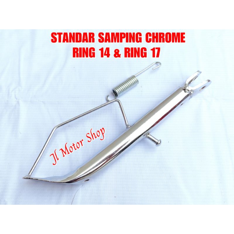 STANDAR SAMPING CHROME RING 14 DAN RING 17 BEAT - SCOOPY - VARIO 110 - VARIO 125 150 - SPACY - GENIO DLL BONUS PER KNALPOT