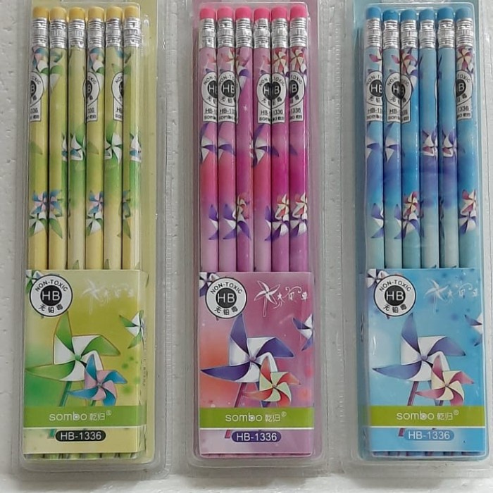 

Hadir Pensil Hb Set Isi 12 Pcs Merk Sombo Kode Hb 1336 Gilaa!!!