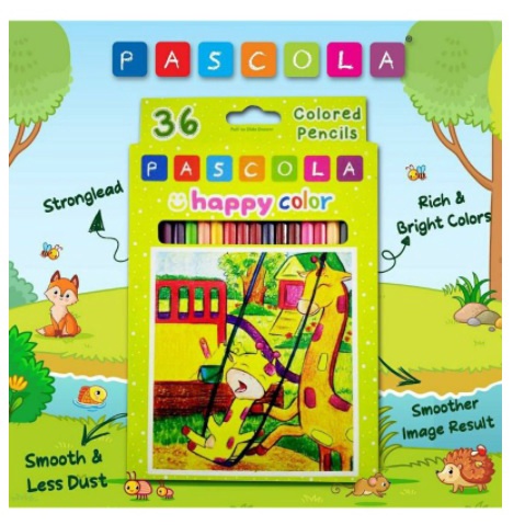 

Pascola - Happy Color Pencil Isi 36/Set (Standardpen)