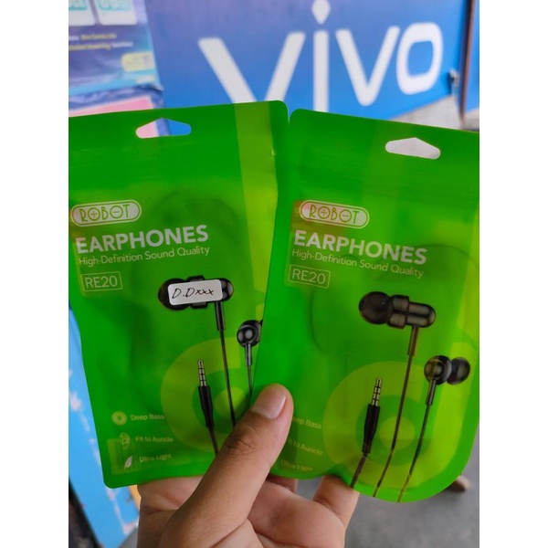 Handsfree ROBOT RE20 DEEP BASS Handsfree ROBOT RE20 Earphone ROBOT