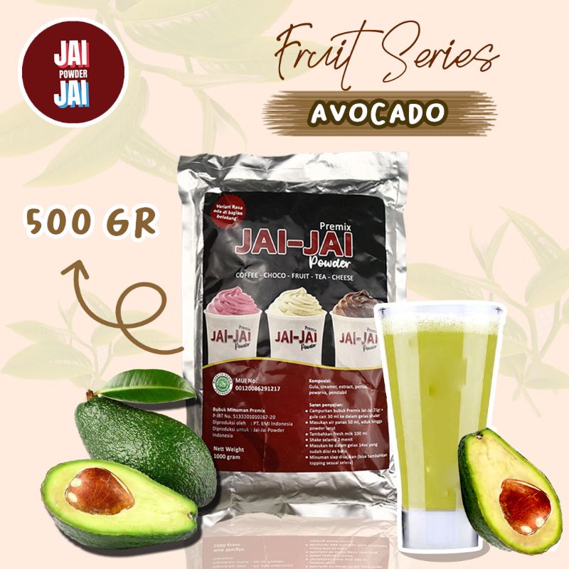 

Bubuk Minuman 500gr - Avocado - Jai Jai Powder