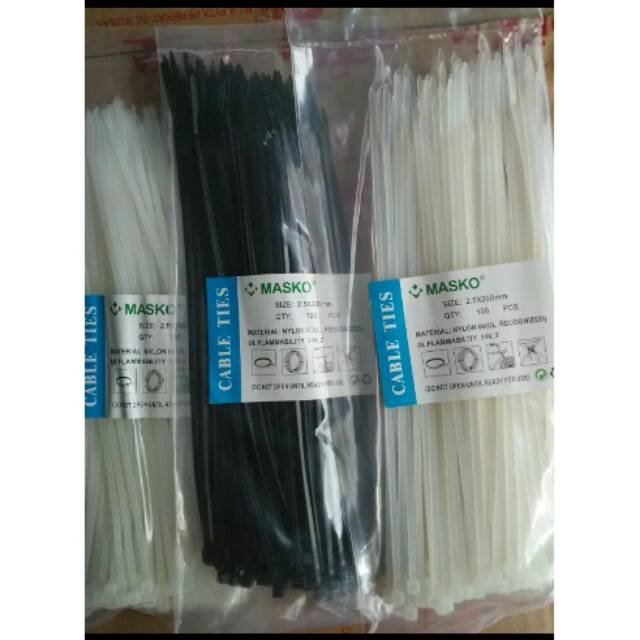 Kabel Ties / Cable Tie 20cm (isi 100pcs)