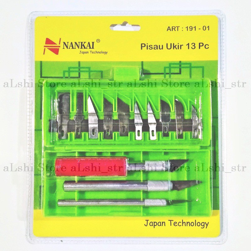 

Pisau Cutter Ukir Set 13 Pcs