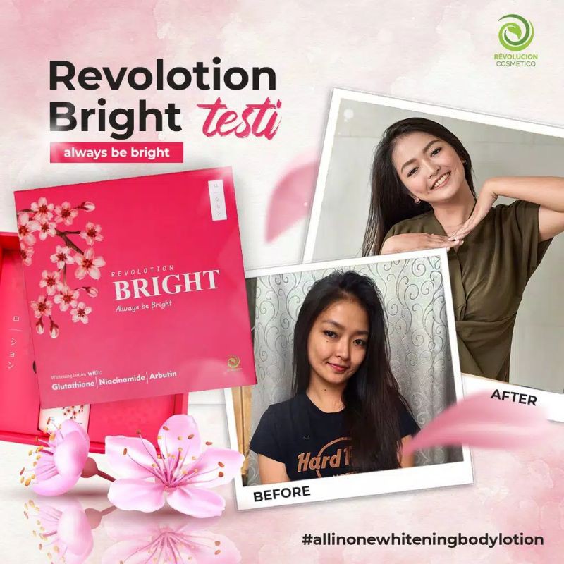 REVOLUTION BRIGHT | BODY LOTION PEMUTIH BADAN PERMANEN