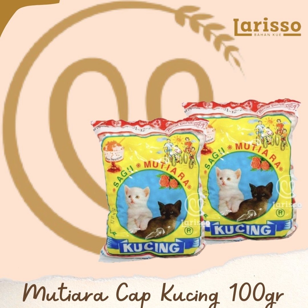 

SAGU MUTIARA CAP KUCING 100GR BAHAN BAKU UNTUK BUBUR, CENDOL DAN KUE