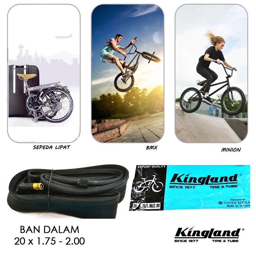 Ban Dalam KINGLAND 20 x 1.75 AV Ban Dalem Sepeda