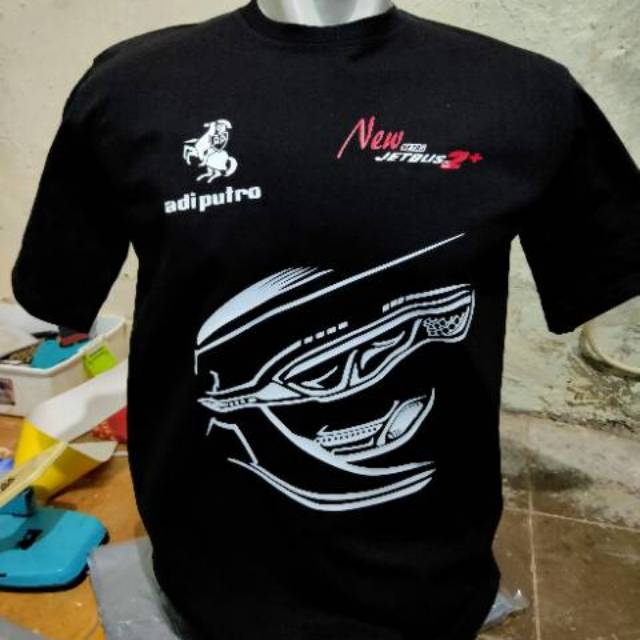 Tshirt baju kaos SCANIA JET BUS 2 ADI PUTRO