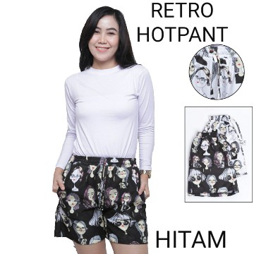  CELANA PENDEK RETRO  HOT PANTS RETRO  Shopee Indonesia